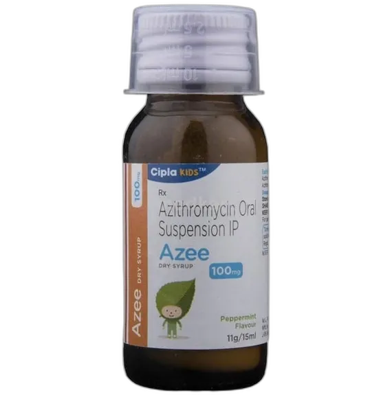 azee 100mg dry syrup 15 ml